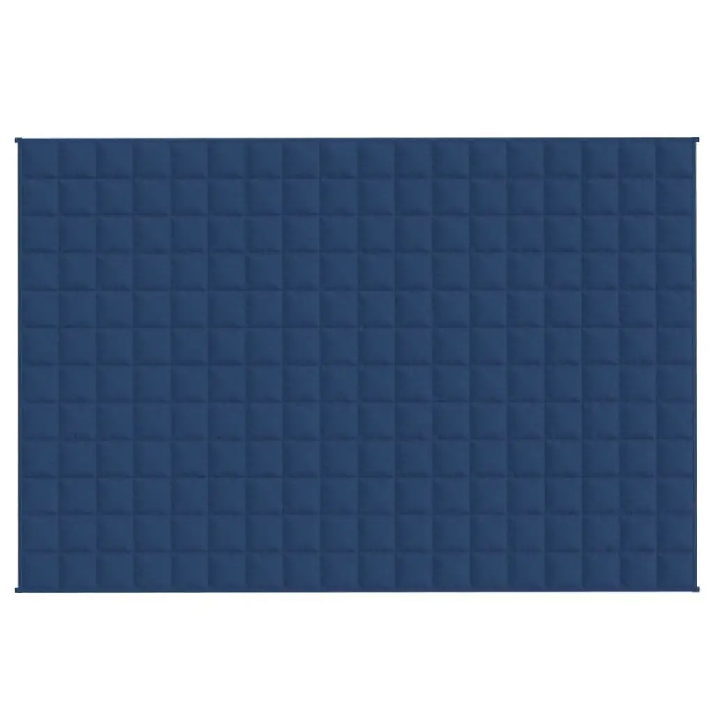 Weighted Blanket 122x183cm Blue 9kg Breathable Soft Pressure Therapy