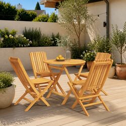 Compact and Elegant 5-Piece Garden Dining Set