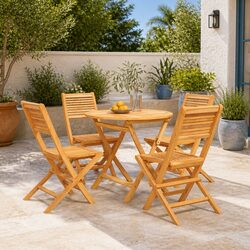 5-Piece Garden Dining Set for Outdoor Enjoyment