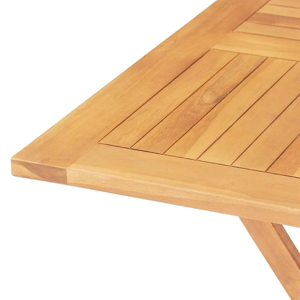 5 Piece Garden Dining Set Outdoor Furniture Table Chairs Brown Wood