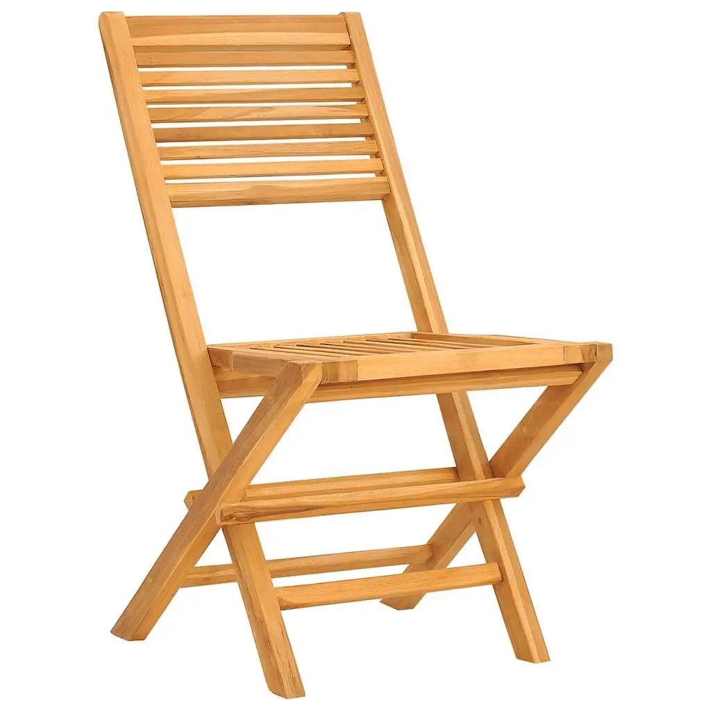 Garden Dining Set 5 Piece Outdoor Furniture Wooden Table Chairs Foldable Patio