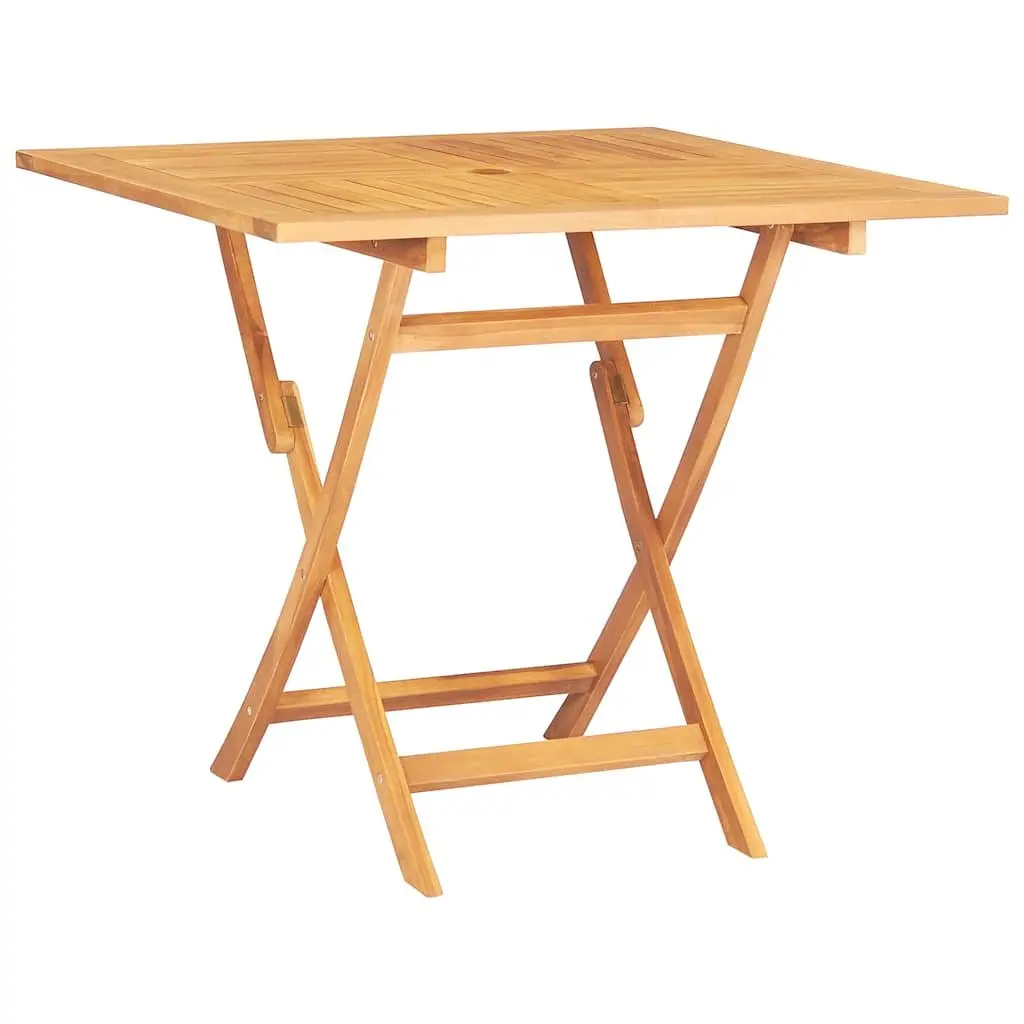 Garden Dining Set 5 Piece Outdoor Furniture Wooden Table Chairs Foldable Patio
