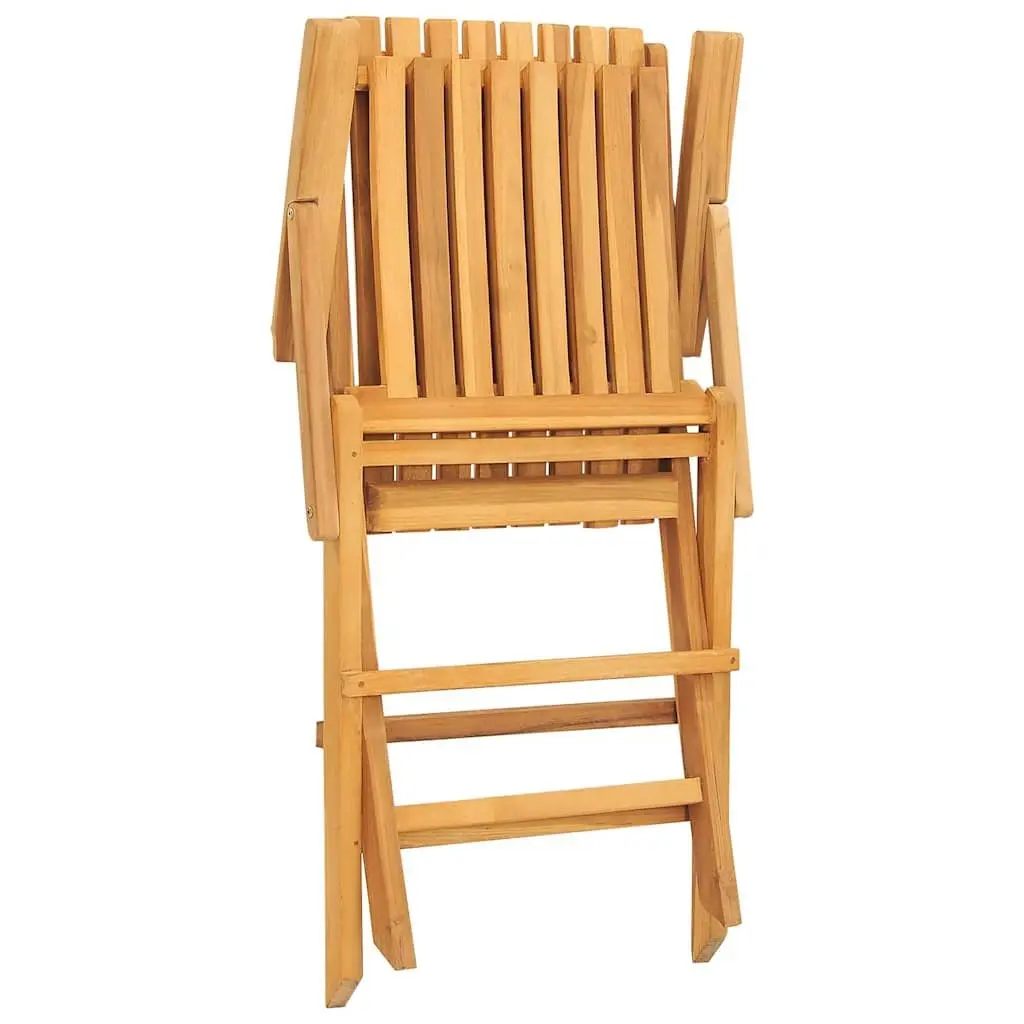 Wooden Folding Garden Chairs Set of 8