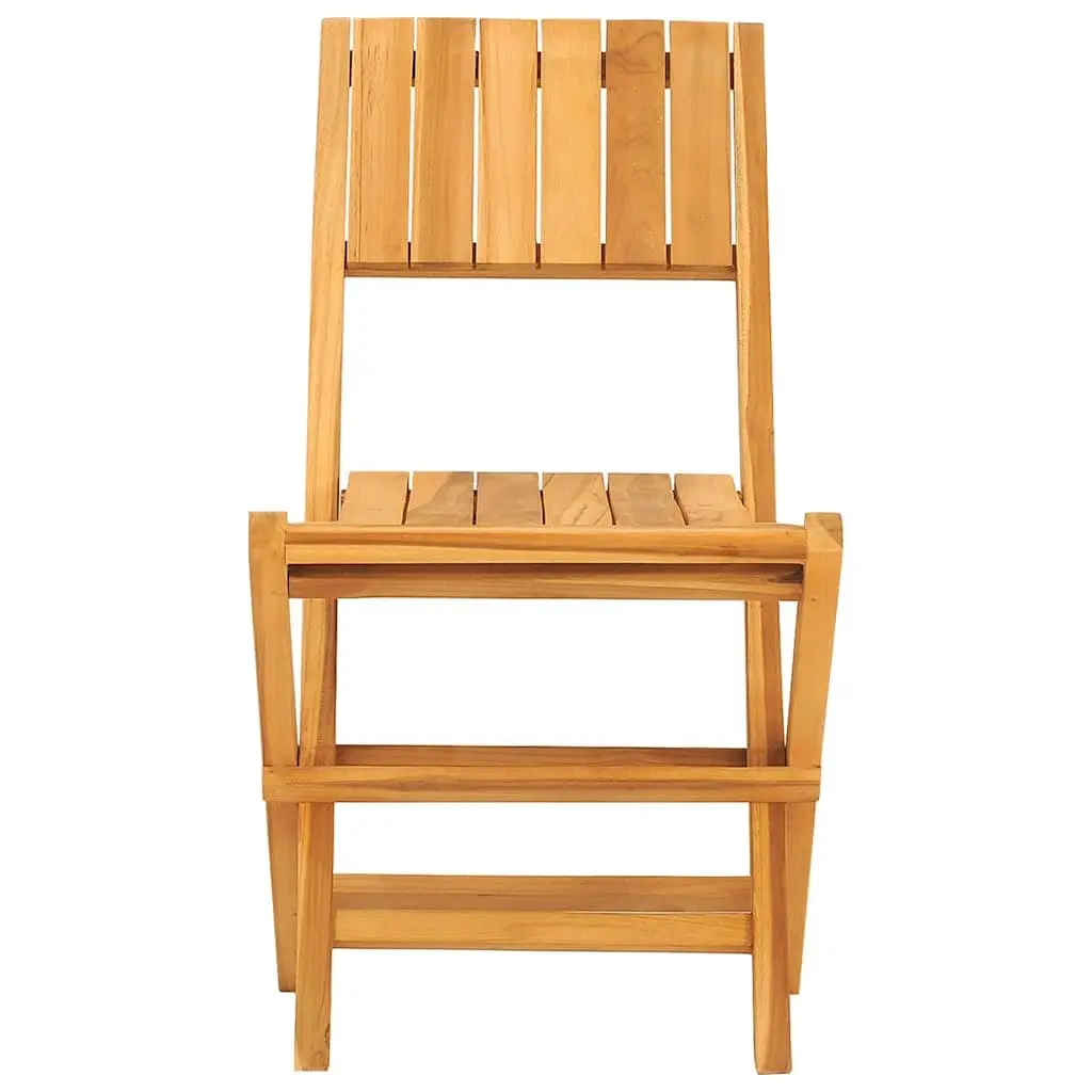 Outdoor Folding Garden Chairs Set of 6 in Teak