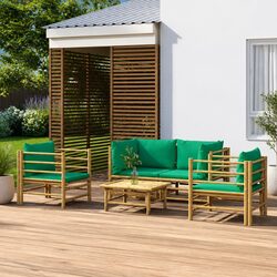 Bamboo Lounge Set: Outdoor Comfort in a Modular Design