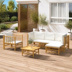6-Piece Garden Lounge Set with Cushions and Table