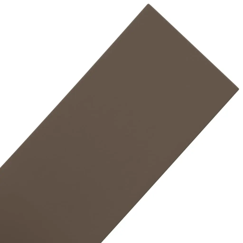 Garden Edging Border 4 Pieces Brown 10 m Flexible Lawn Edge Flower Bed Path