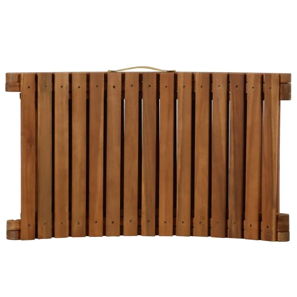 Sun Loungers Grey 2 Piece Foldable Wooden Garden Patio Outdoor