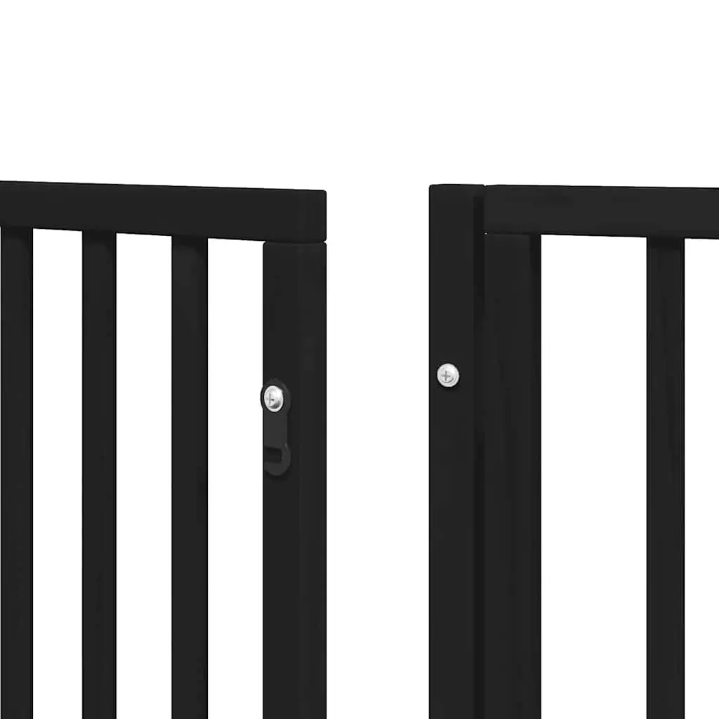 Foldable Dog Gate with 8 Panels and Door Lock