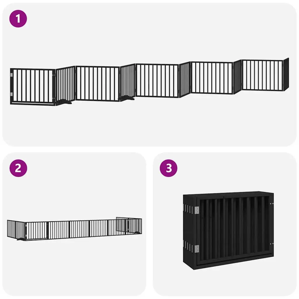 Foldable 10-Panel Dog Gate