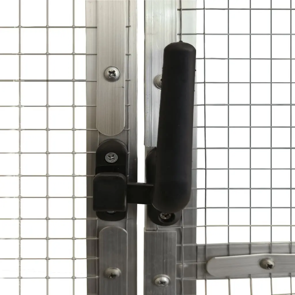 Large Bird Aviary Silver 1.79x3x1.85m Aluminium Frame Wire Mesh Cage