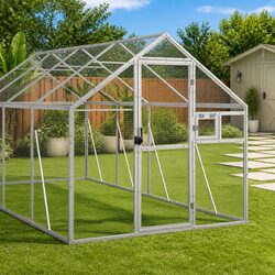 Aluminium Bird Aviary 1.79x6x1.85m: Secure and Spacious