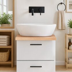 Your New Solid Oak Bathroom Countertop 40x60x4 cm