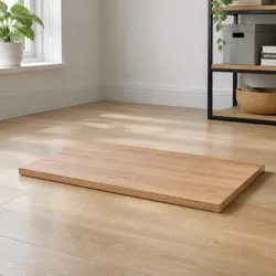 Solid Oak Wood Tabletop – Compact 80x60x2 cm Size