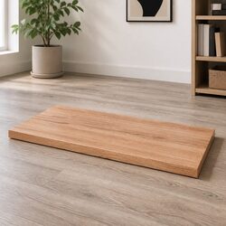 Solid Oak Wood Table Top 80x60cm - Quality You Can Trust