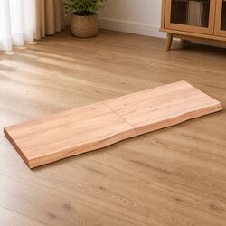 Your New Solid Oak Table Top - Folding, Live Edge, 120x40x4cm