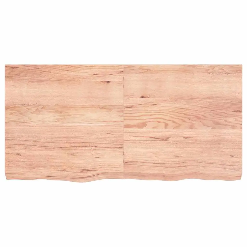 Wooden Table Top Brown 120x60 cm Solid Oak Folding Replacement Board