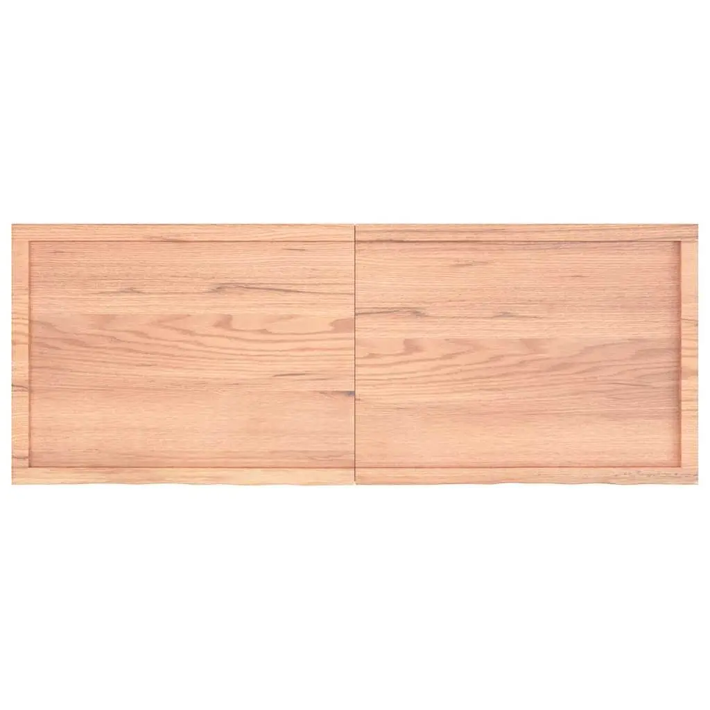 Folding Brown Solid Oak Wood Table Top 160x60cm Treated Varnished Surface Replacement