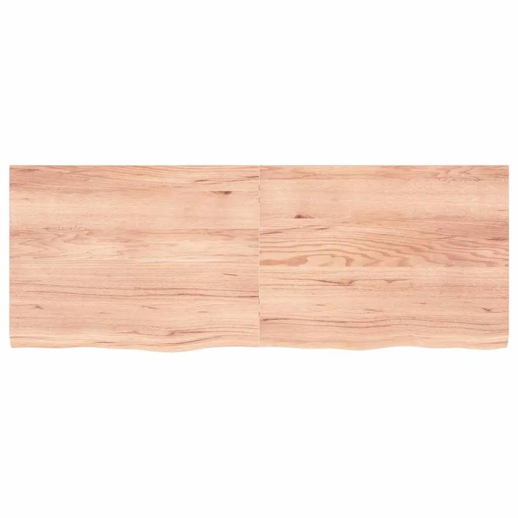 Folding Brown Solid Oak Wood Table Top 160x60cm Treated Varnished Surface Replacement