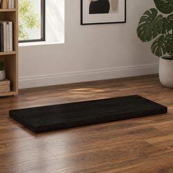Handmade Solid Oak Table Top 80x40x4 cm with Live Edge