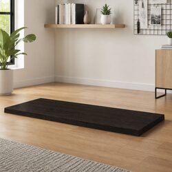 Concise Dark Brown Oak Table Top 100x60 cm - Ready to Use