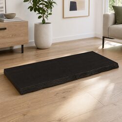 Compact Solid Oak Wood Table Top 120x50cm - Simple Elegance