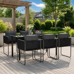 7 Piece Garden Dining Set: Stylish and Comfortable