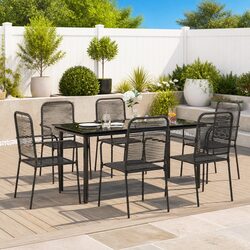 7-Piece Outdoor Dining Set: Simple Yet Elegant