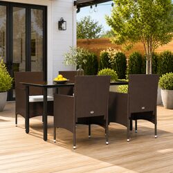 Garden Dining Set: 5 Pieces of Outdoor Elegance
