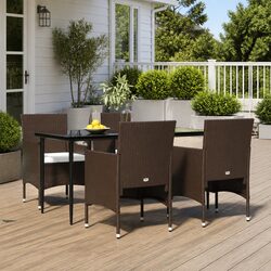 5 Piece Garden Dining Set: Quality and Style Combined