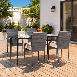 Compact 5-Piece Outdoor Dining Set for Your Patio