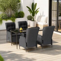 Compact 5-Piece Outdoor Dining Set for Every Garden