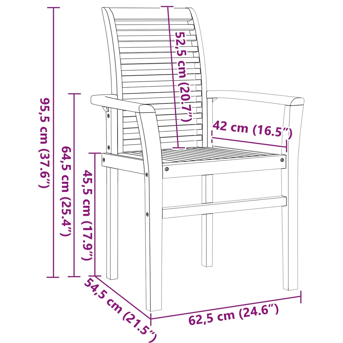 Garden Dining Set Brown 7 Pieces Solid Teak Wood Outdoor Table Chairs Furniture