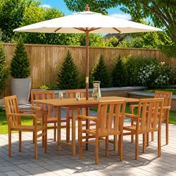 Compact and Stylish 7-Piece Garden Dining Set