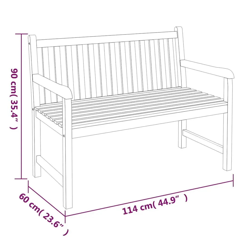 Garden Dining Set Brown 3 Piece Solid Wood Table Benches Outdoor Furniture