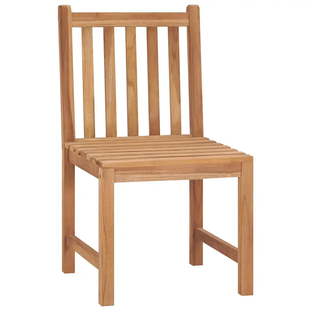 Garden Dining Set 4 Piece Outdoor Furniture Solid Teak Wood Table Chairs Bench