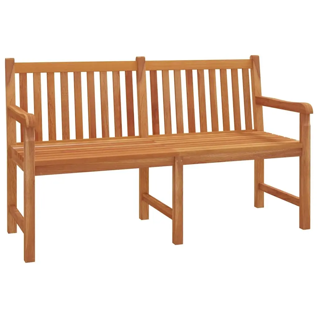 Garden Dining Set Brown 5 Piece Solid Teak Wood Table Chairs Outdoor Furniture