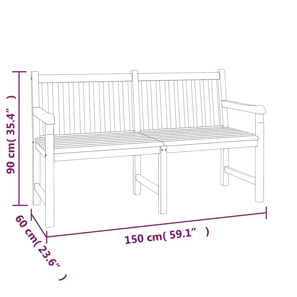 Garden Dining Set Brown 5 Piece Solid Teak Wood Table Chairs Outdoor Furniture