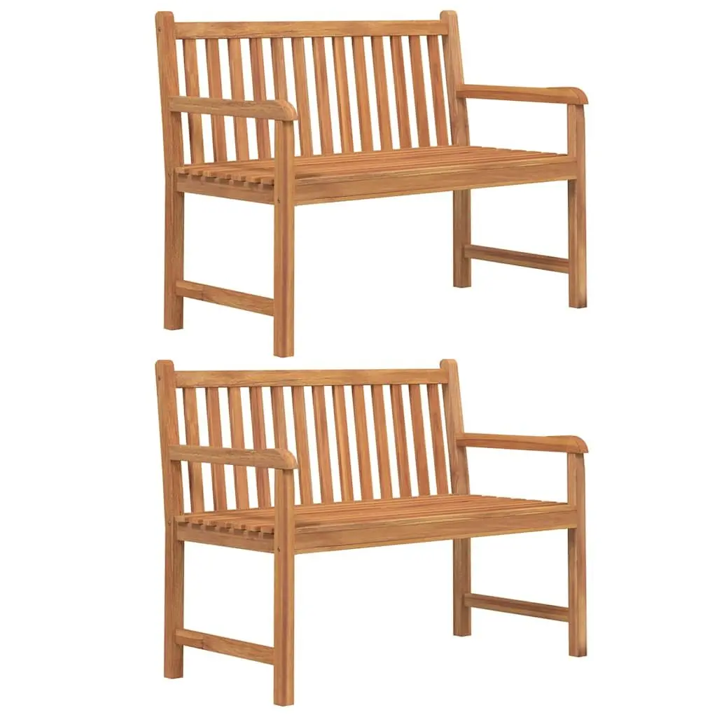 Garden Dining Set 5 Piece Outdoor Furniture Table Chairs Bench Wooden Brown