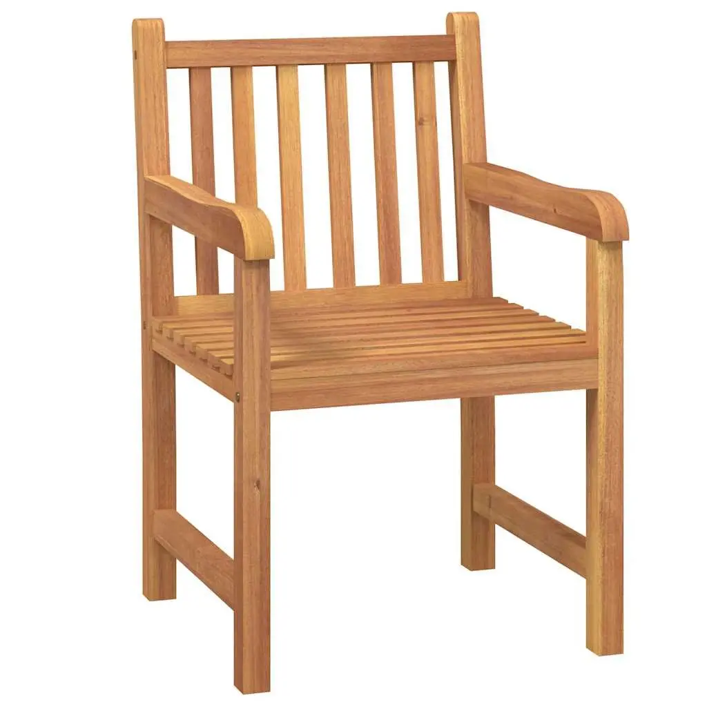 Garden Dining Set 5 Piece Outdoor Furniture Table Chairs Bench Wooden Brown