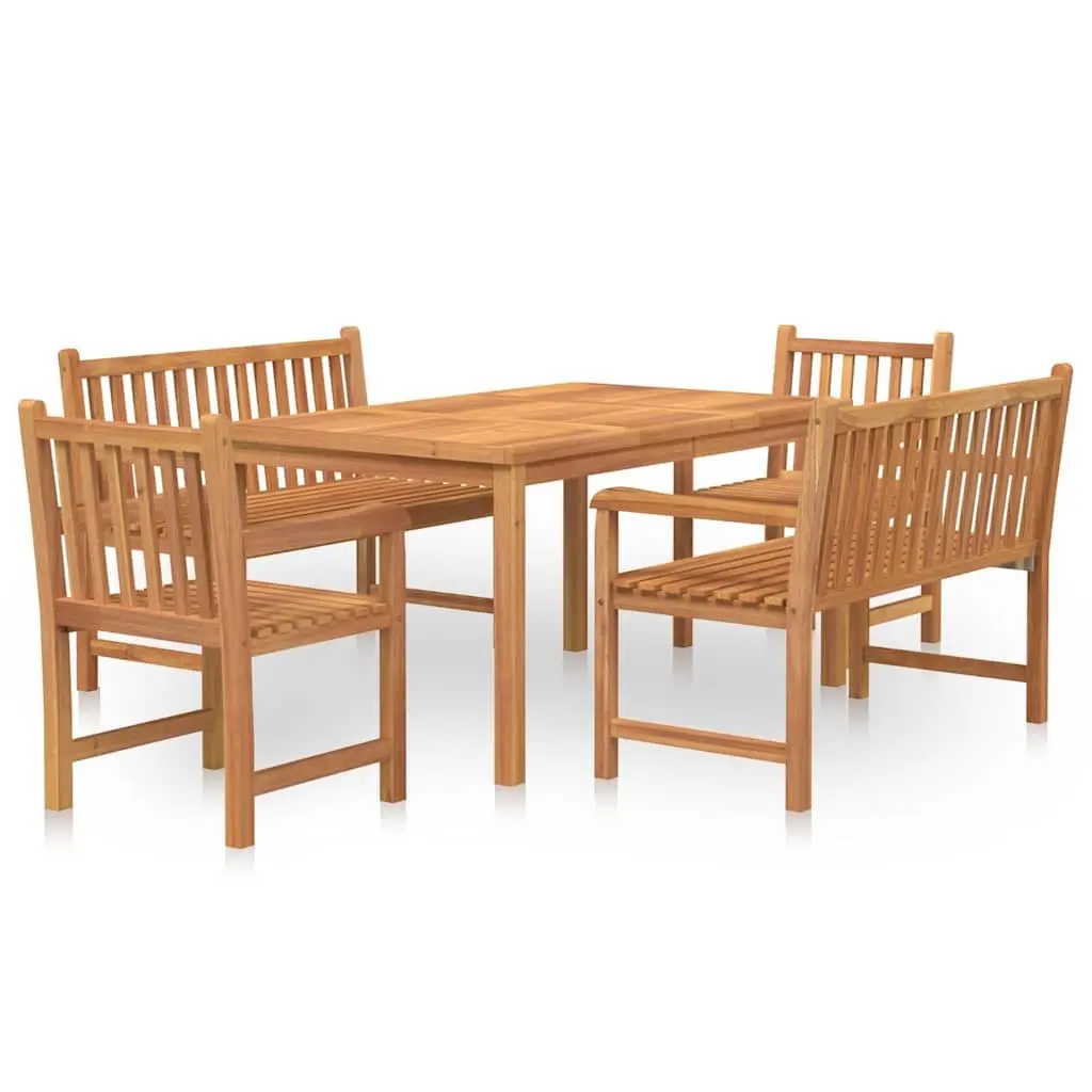 5 Piece Teak Garden Dining Set