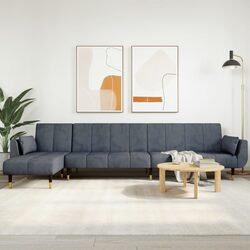 Grey L-Shaped Sofa Bed: Stylish and Functional Solution