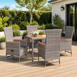 5 Piece Outdoor Dining Set: Smart and Stylish