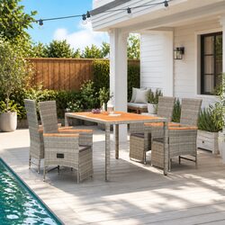 5 Piece Grey Dining Set: Sleek and Functional Design