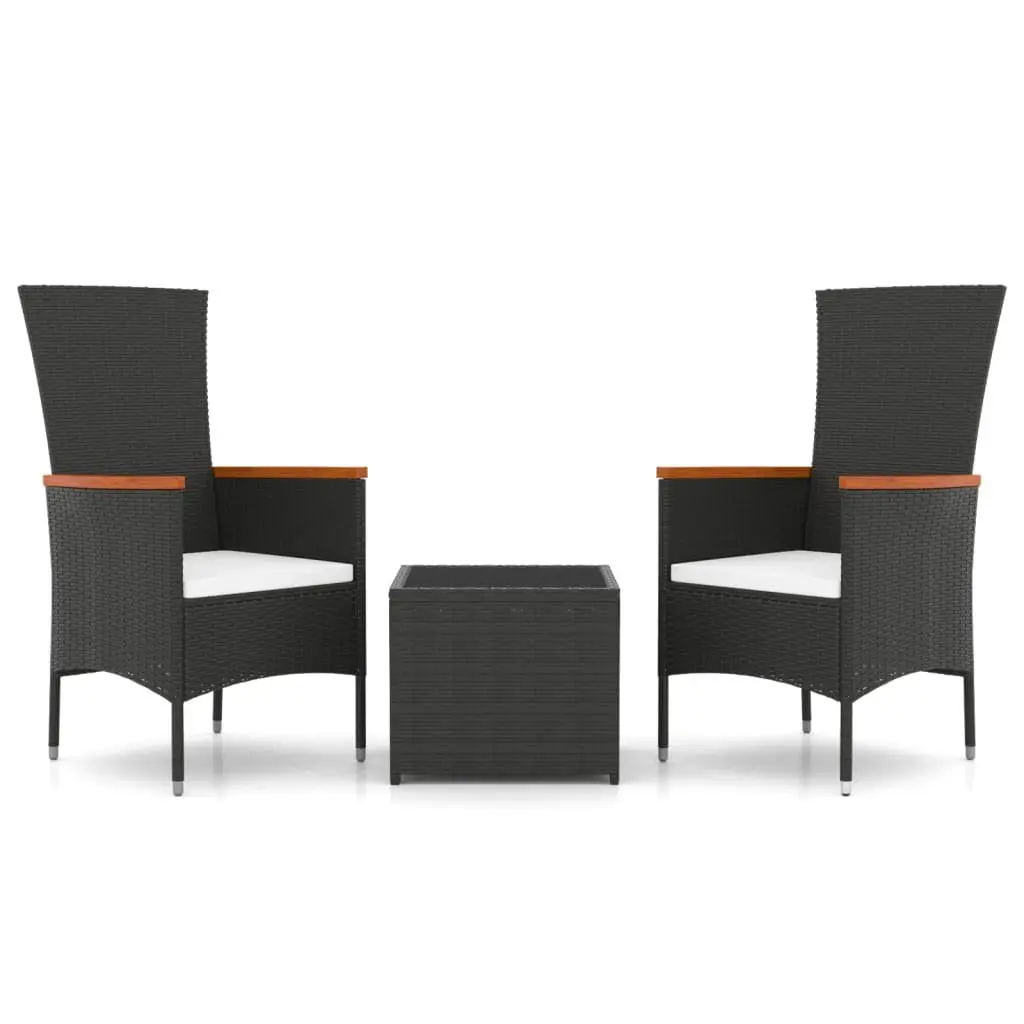 Black Garden Lounge Set