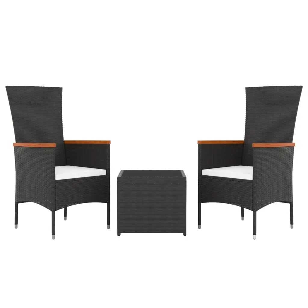 Black Garden Lounge Set