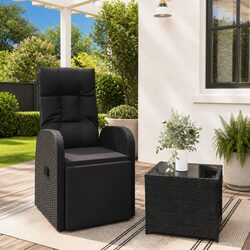 Compact 2-Piece Garden Lounge Set for Outdoor Relaxation