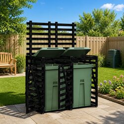 Double Wheelie Bin Storage with Ventilation