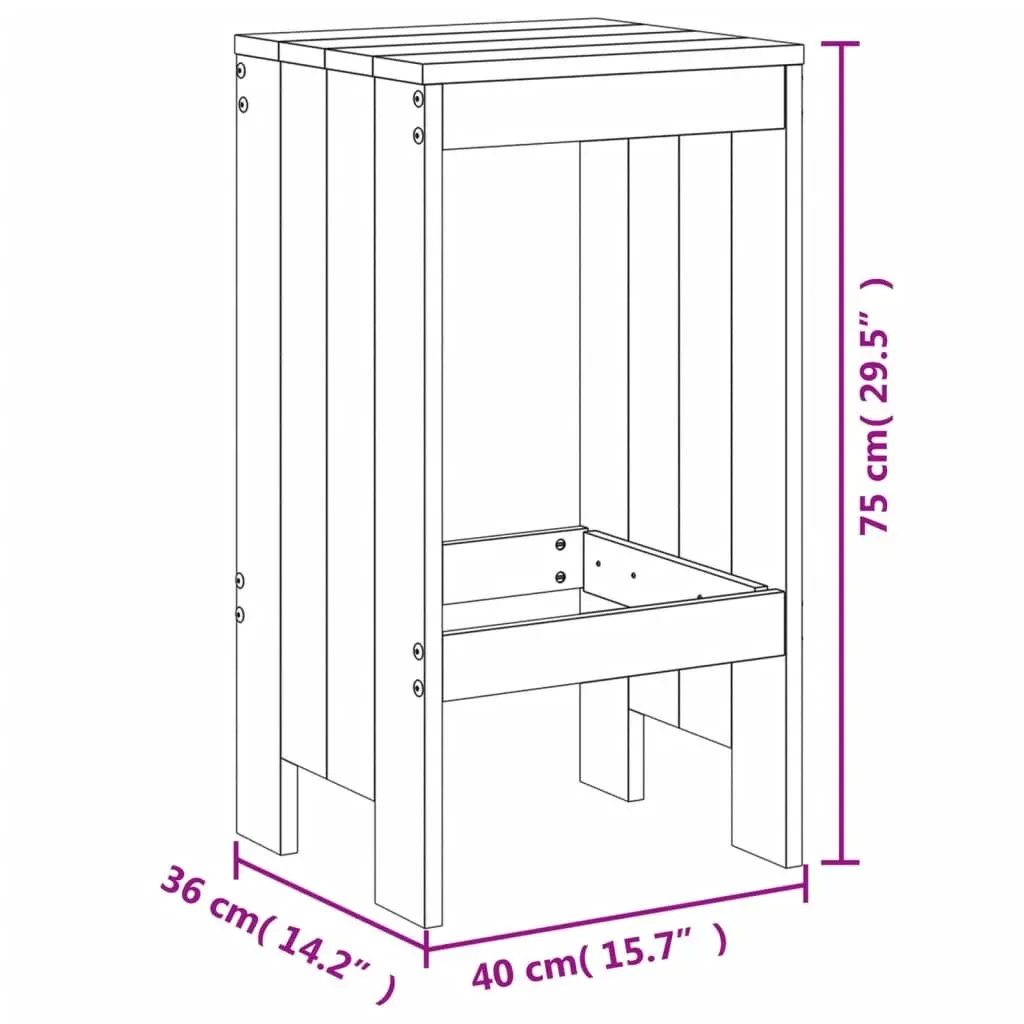 5 Piece Garden Bar Set for Outdoor Fun