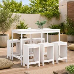 7-Piece Outdoor Bar Set: Compact and Stylish